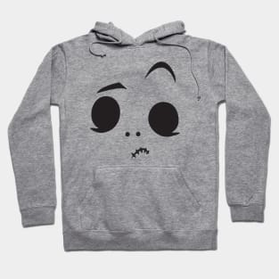 scary funny sweet face Hoodie